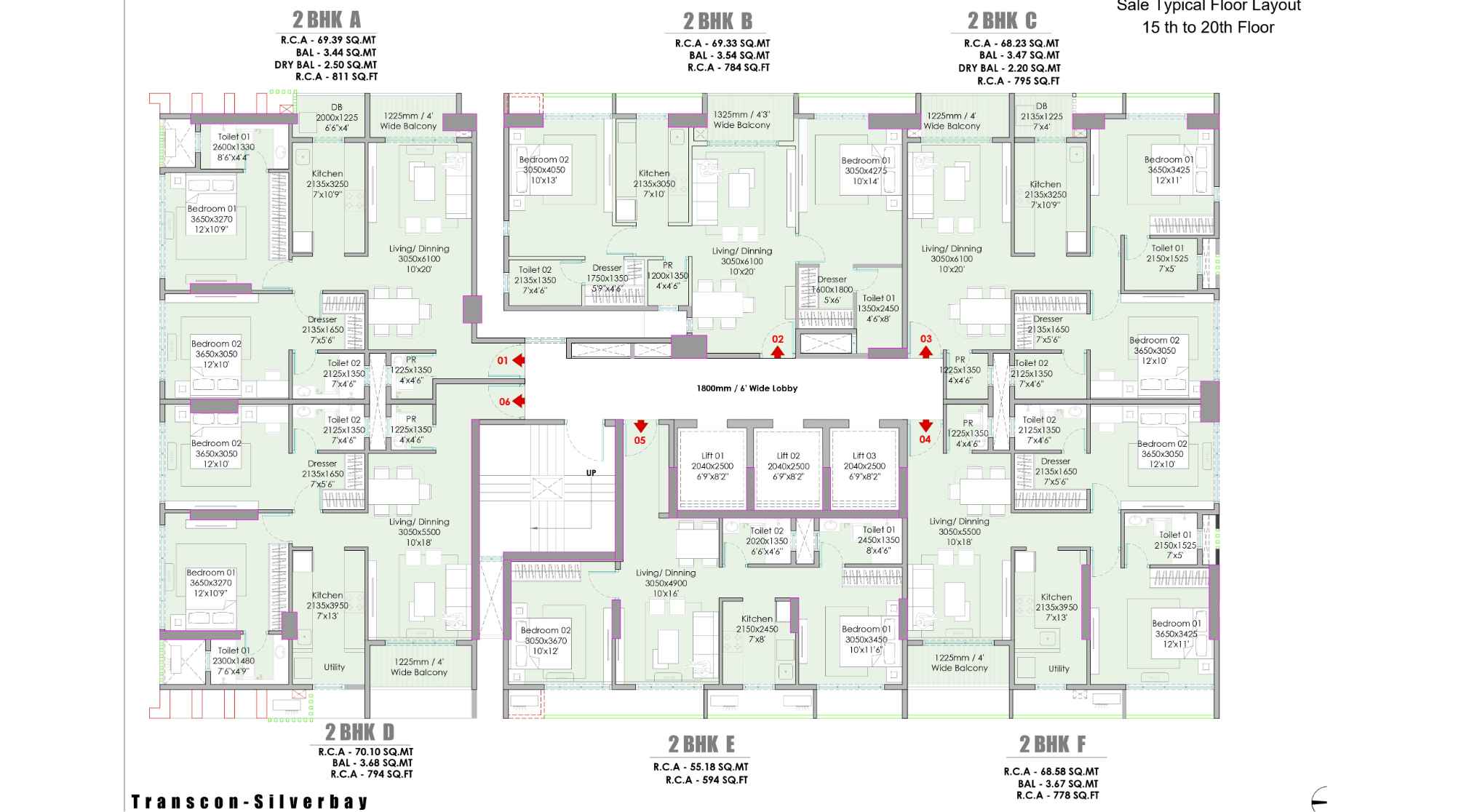 Transcon-Silverbay-Typical-Floor-Plan